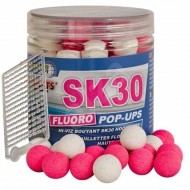STARBAITS Fluoro Pop Up SK30 20Mm (ROSA Y BLANCO)